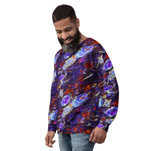Stellar Molten on a Sweatshirt
