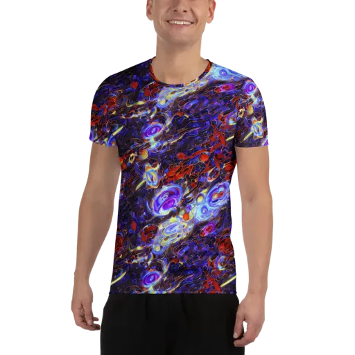 Stellar Molten on a Men's Athletic T-Shirt