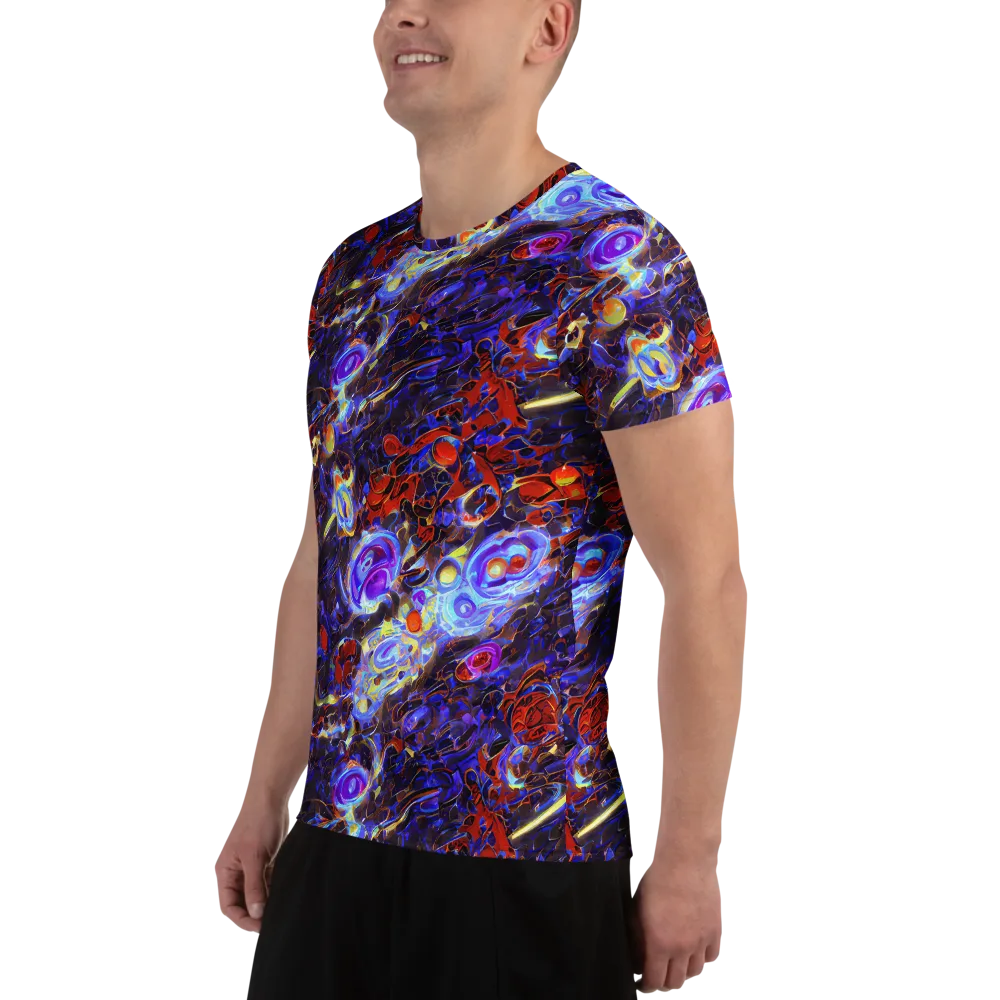 Stellar Molten on Men's Athletic T-Shirt — Left