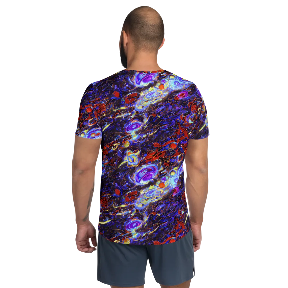 Stellar Molten on Men's Athletic T-Shirt — Back
