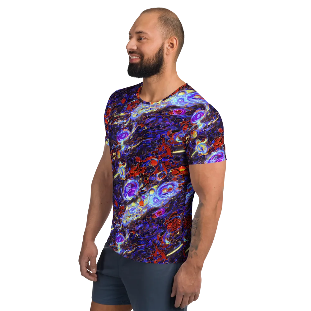 Stellar Molten on Men's Athletic T-Shirt — Left