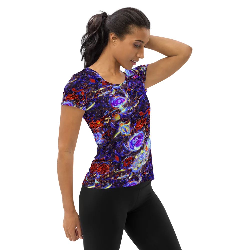 Stellar Molten on Women's Athletic T-Shirt — Right