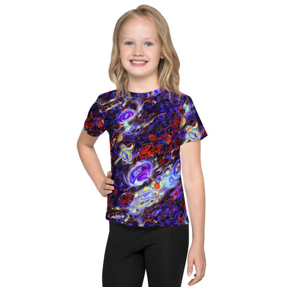 Stellar Molten on Kids Crew Neck T-Shirt — Front