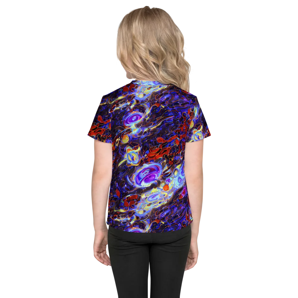 Stellar Molten on Kids Crew Neck T-Shirt — Back