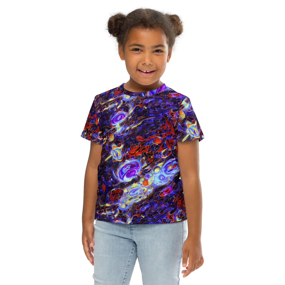 Stellar Molten on Kids Crew Neck T-Shirt — Front