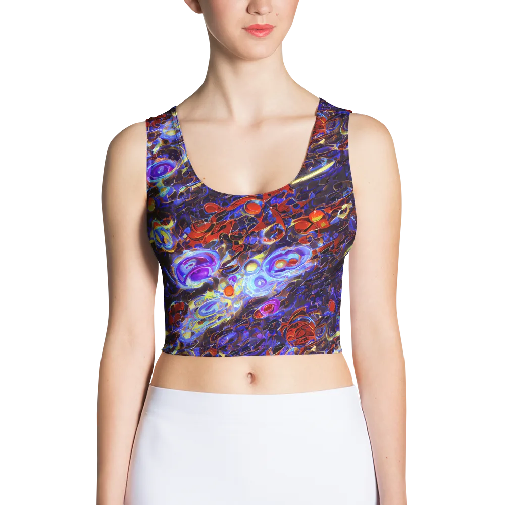 Stellar Molten on Crop Top — Front