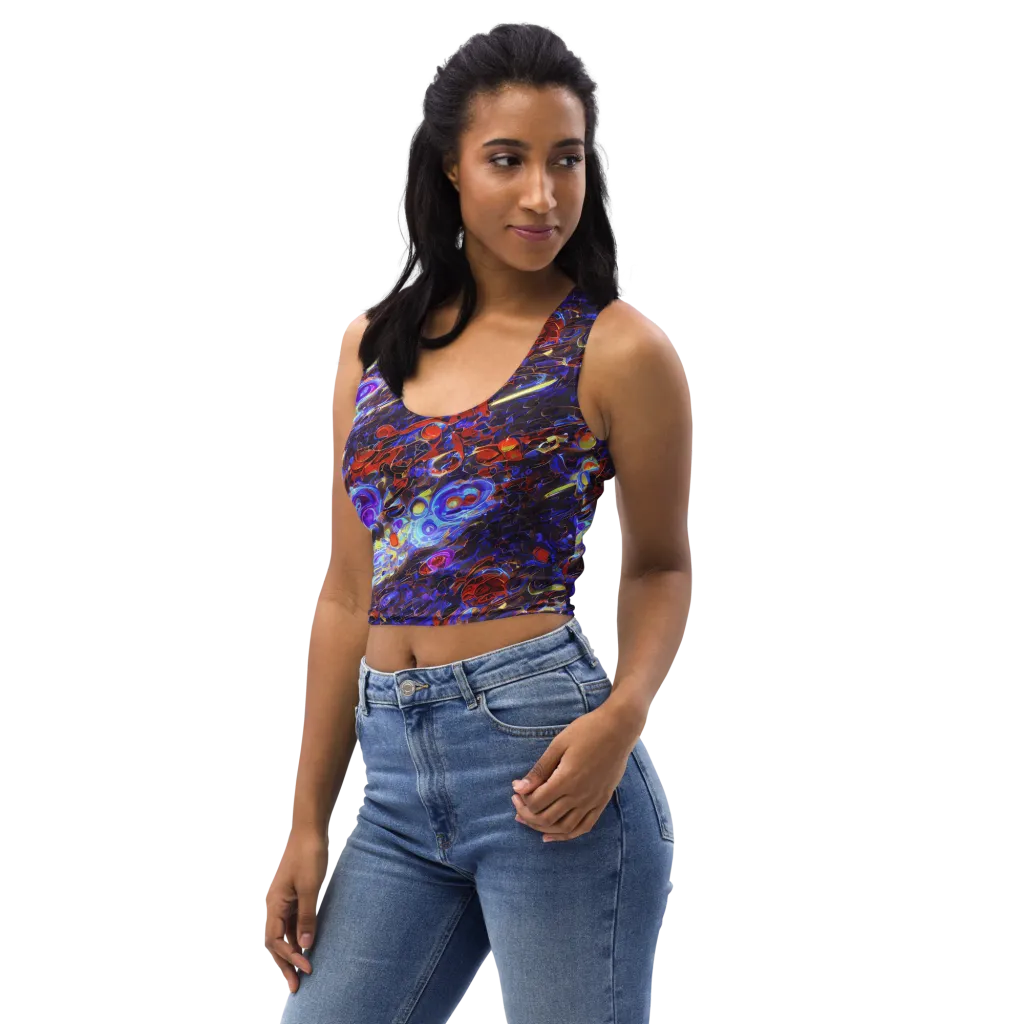 Stellar Molten on Crop Top — Left Front