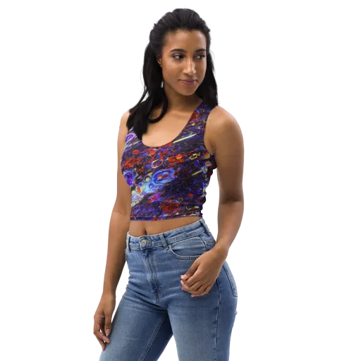 Stellar Molten on a Crop Top