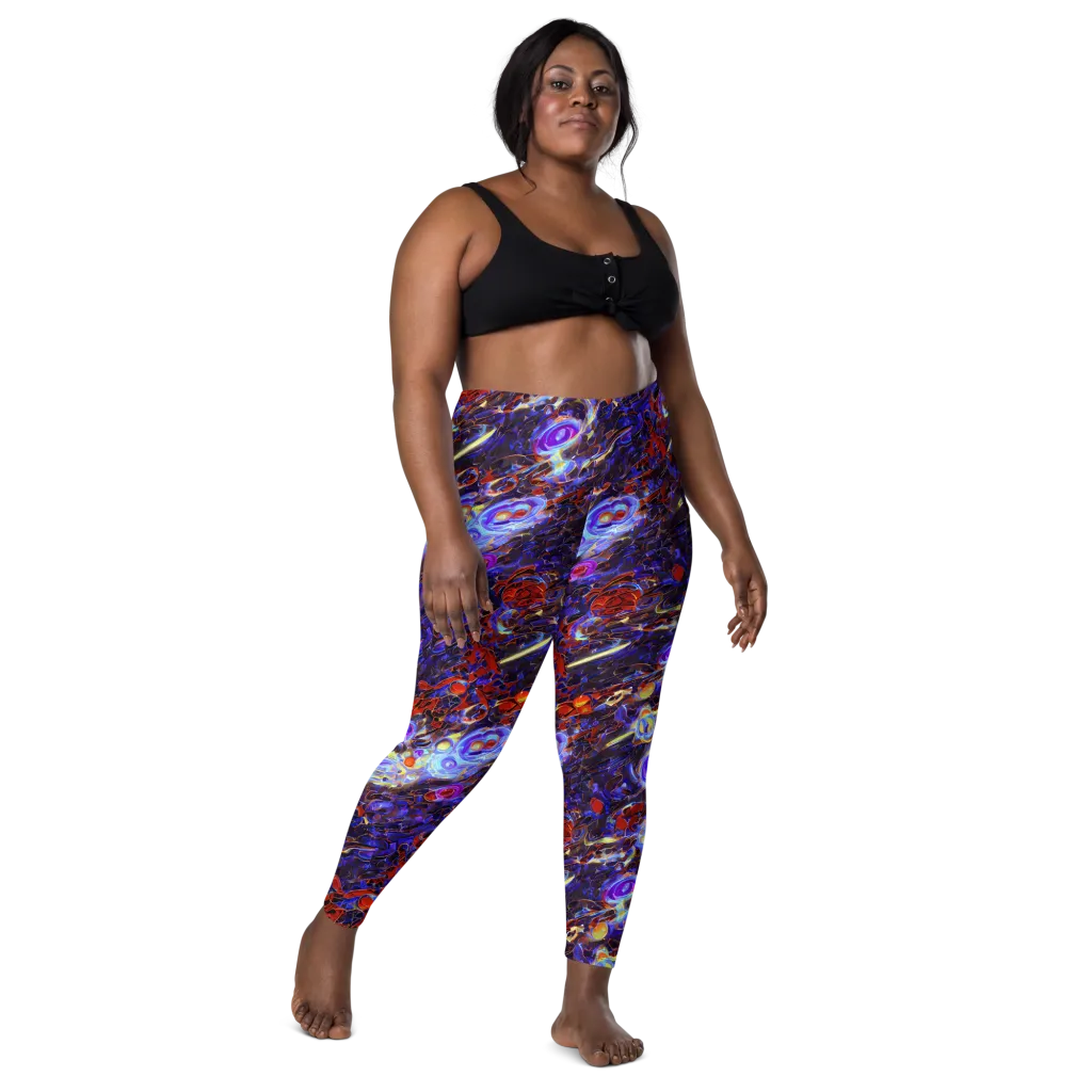 Stellar Molten on Leggings with Pockets — Front