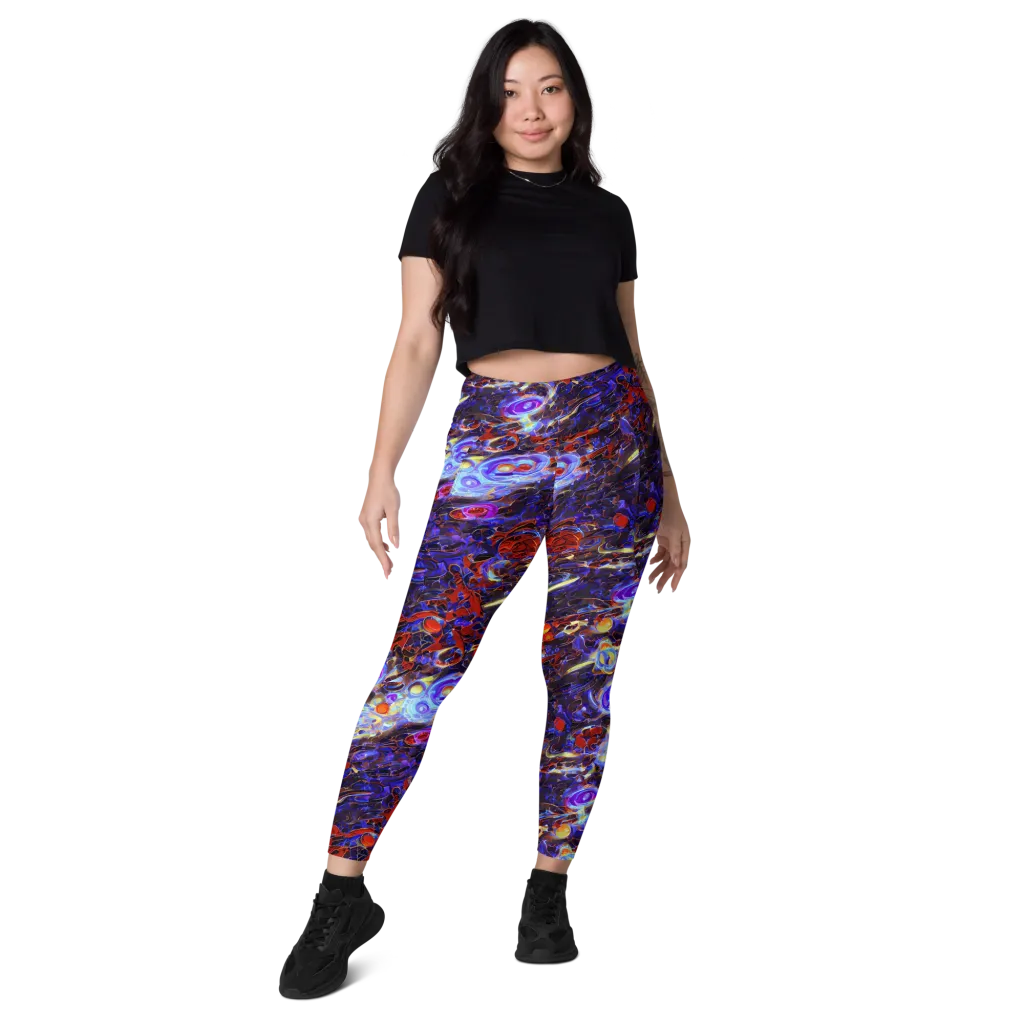 Stellar Molten on Leggings with Pockets — Front