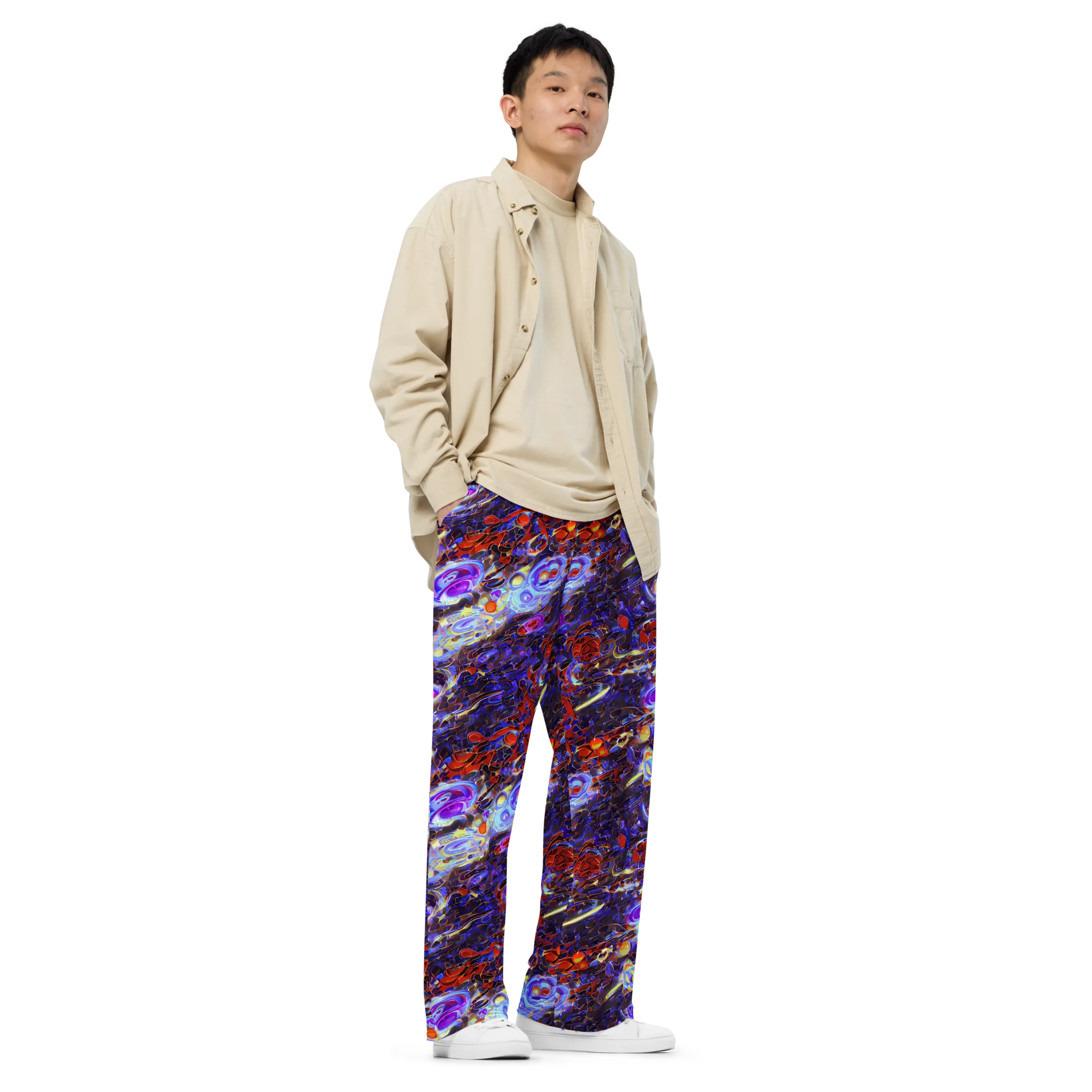 Stellar Molten on Wide-Leg Pants — Right Front