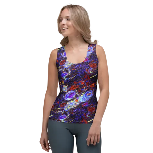Stellar Molten on a Women's Tank Top