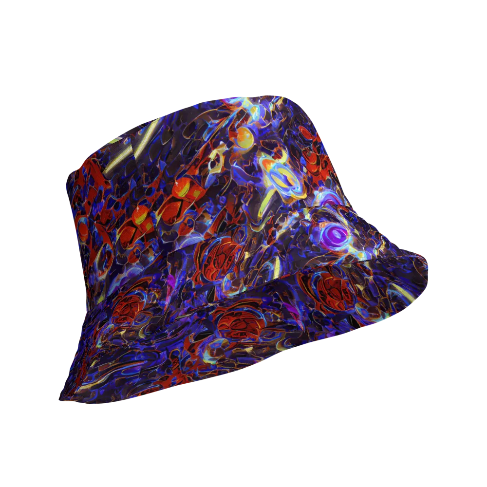 Stellar Molten on Reversible Bucket Hat — Product details Outside