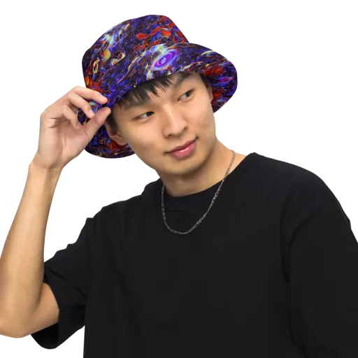 Stellar Molten on a Reversible Bucket Hat