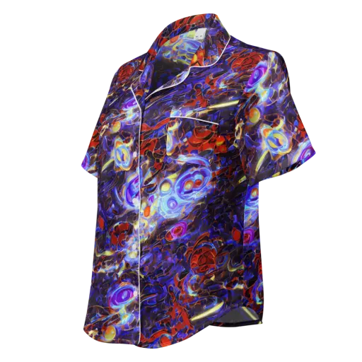 Stellar Molten on a Women's Short Sleeve Pajama Top