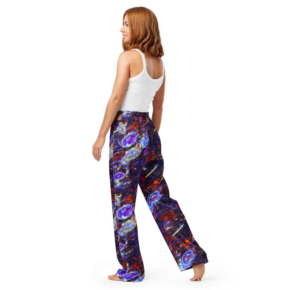 Stellar Molten on Women's Pajama Pants — Back