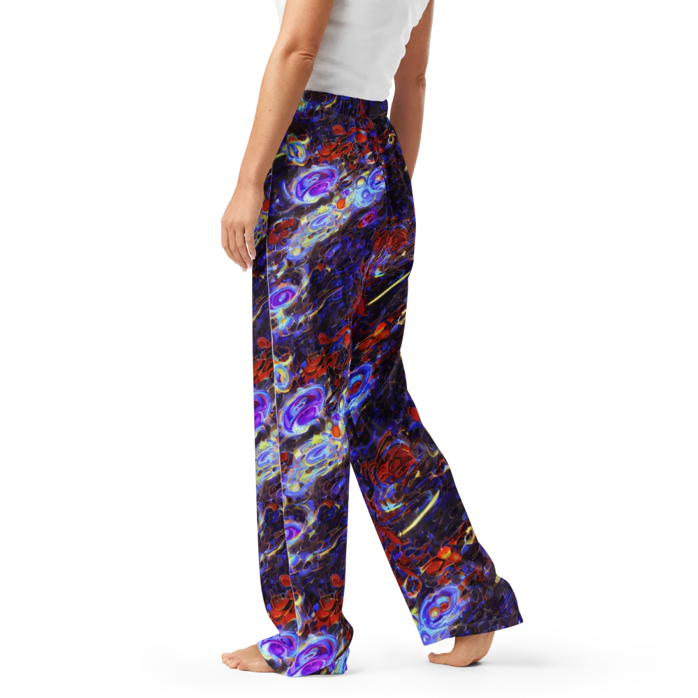 Stellar Molten on Women's Pajama Pants — Left