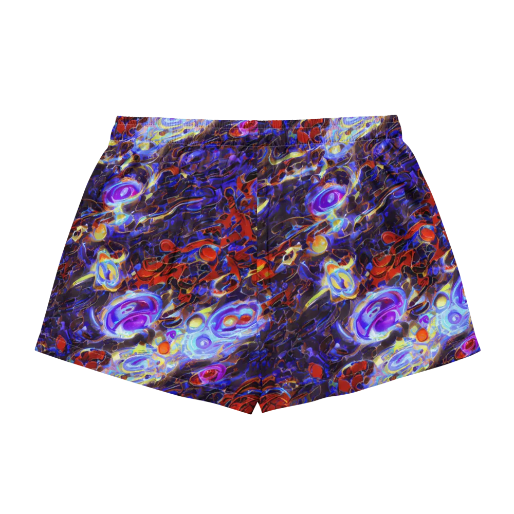 Stellar Molten on Women's Pajama Shorts — Back
