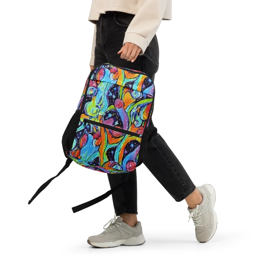 Cosmic Fruitfall on Utility Backpack — Front