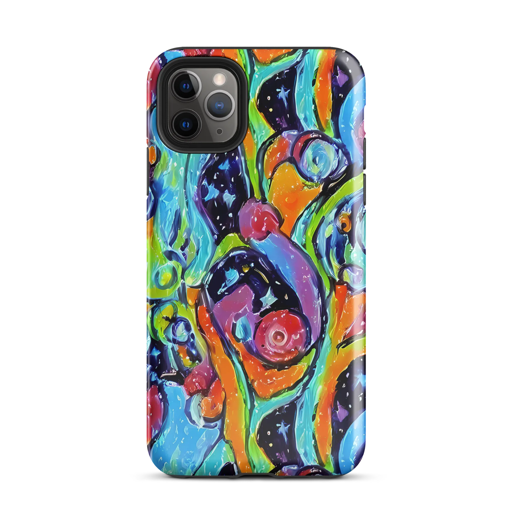 Cosmic Fruitfall on Tough Case for iPhone® — Front