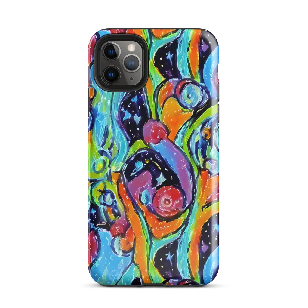Cosmic Fruitfall on Tough Case for iPhone® — Front
