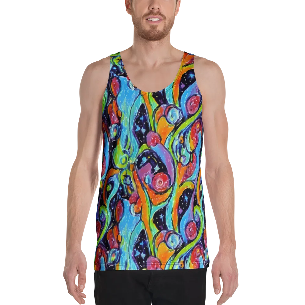 Cosmic Fruitfall on Men's Tank Top — Front