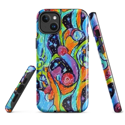 Cosmic Fruitfall on a MagSafe Tough Case for iPhone®