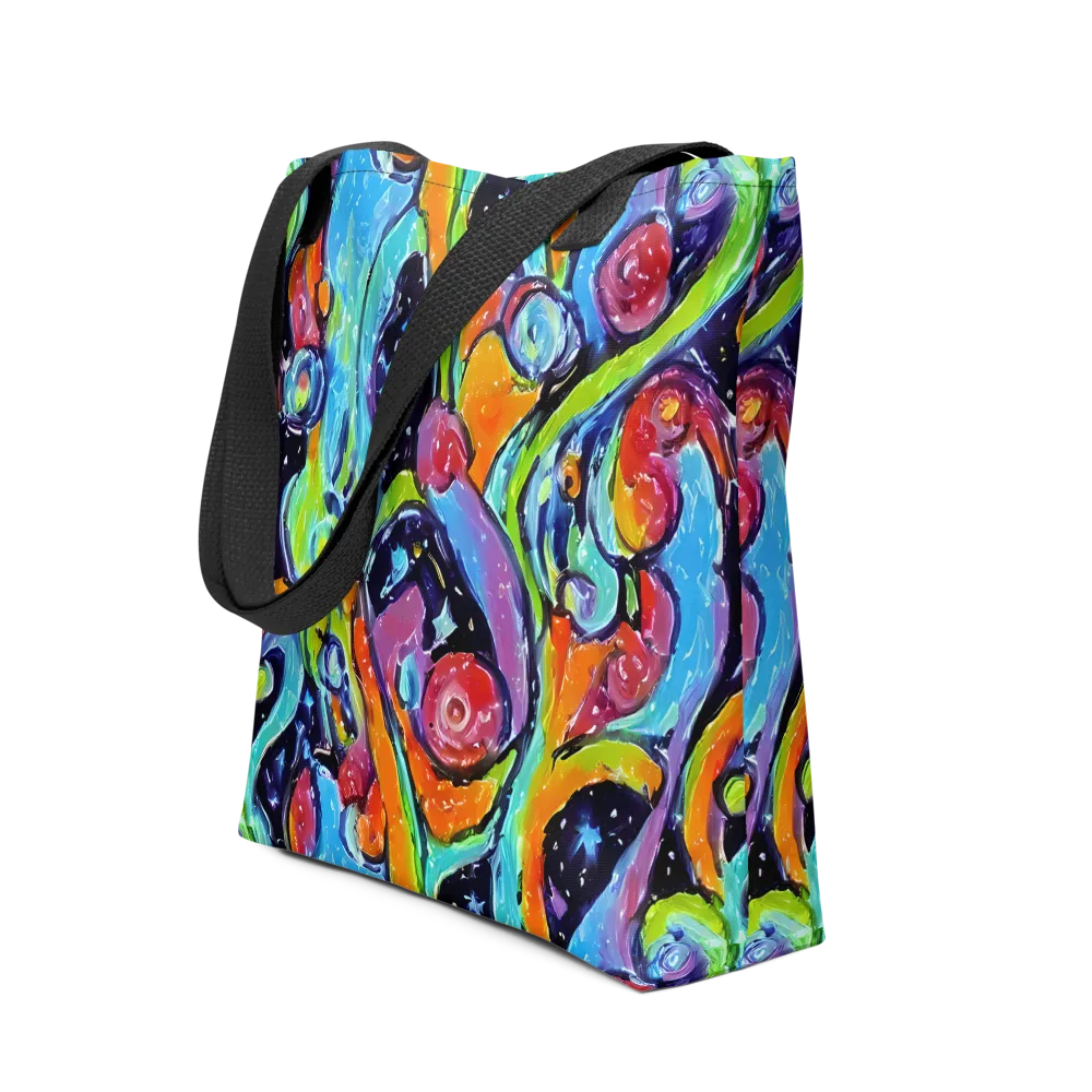 Cosmic Fruitfall on Tote Bag — Front