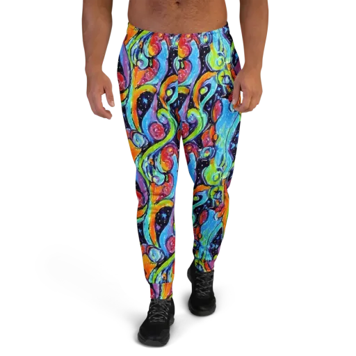 Cosmic Fruitfall on a Men's Joggers