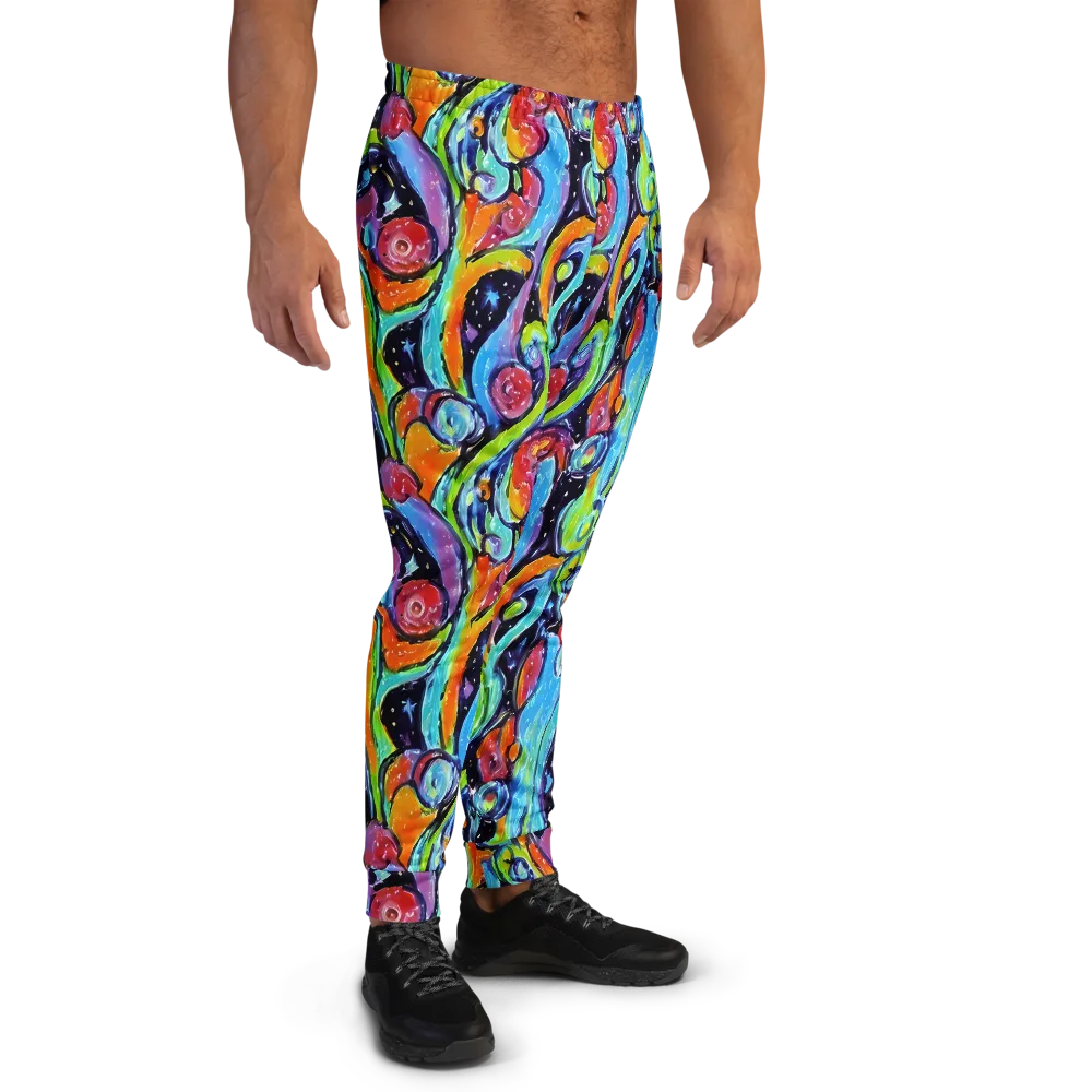Cosmic Fruitfall on Men's Joggers — Right