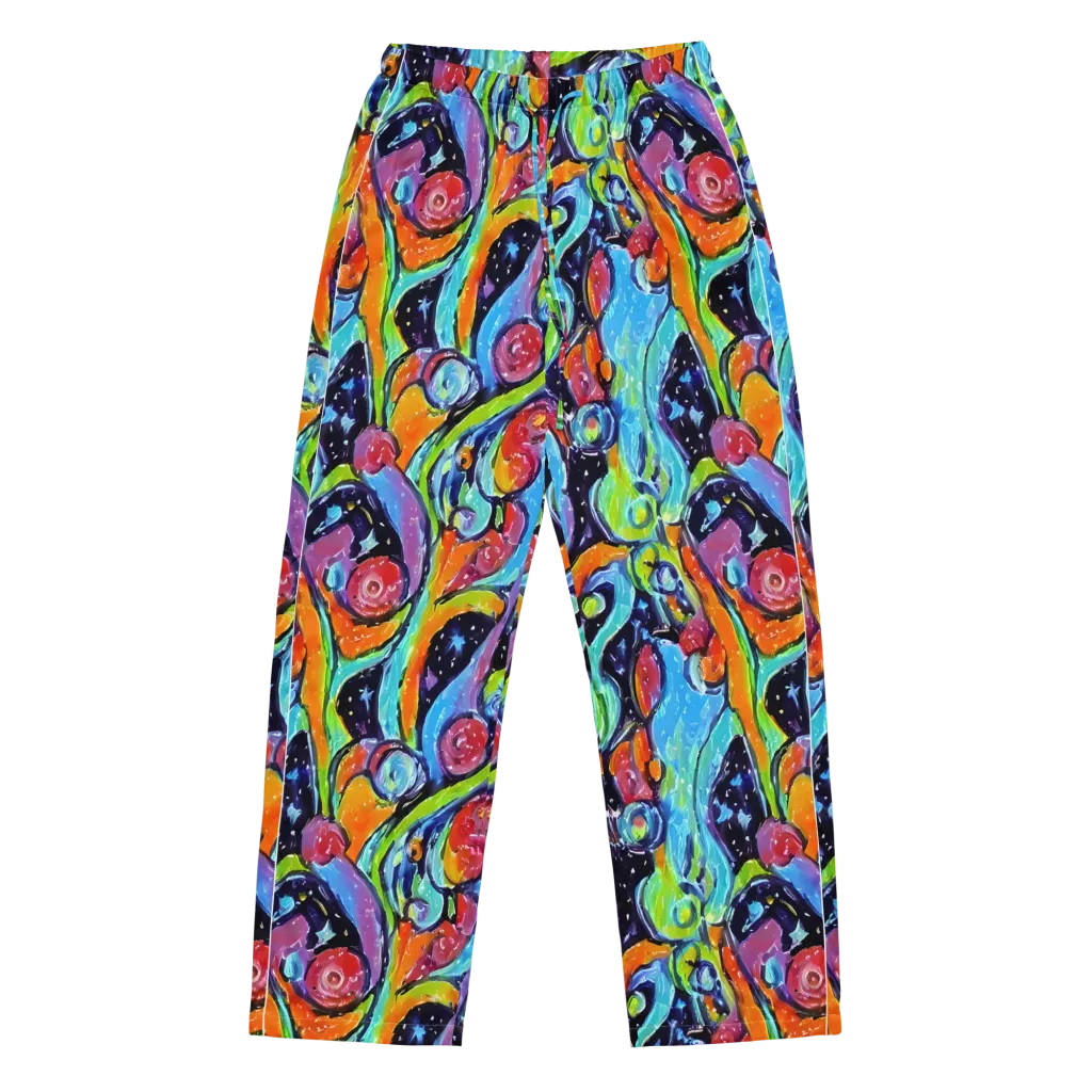 Cosmic Fruitfall on Women's Pajama Pants — Front