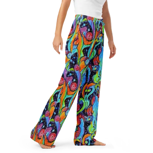 Cosmic Fruitfall on a Women's Pajama Pants