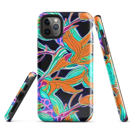 Orbiting Leaves on a Tough Case for iPhone®