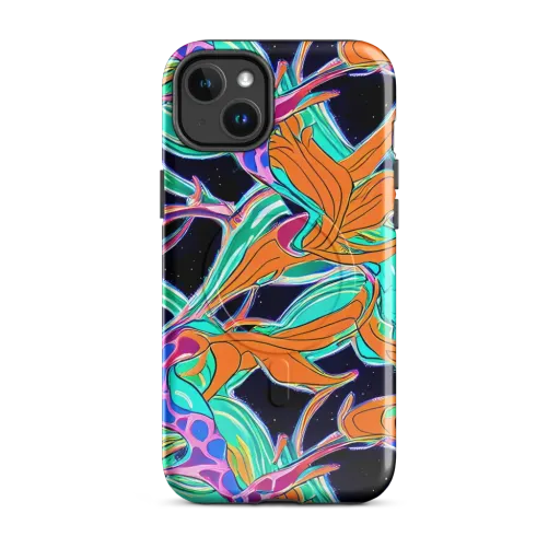Orbiting Leaves on a MagSafe Tough Case for iPhone®