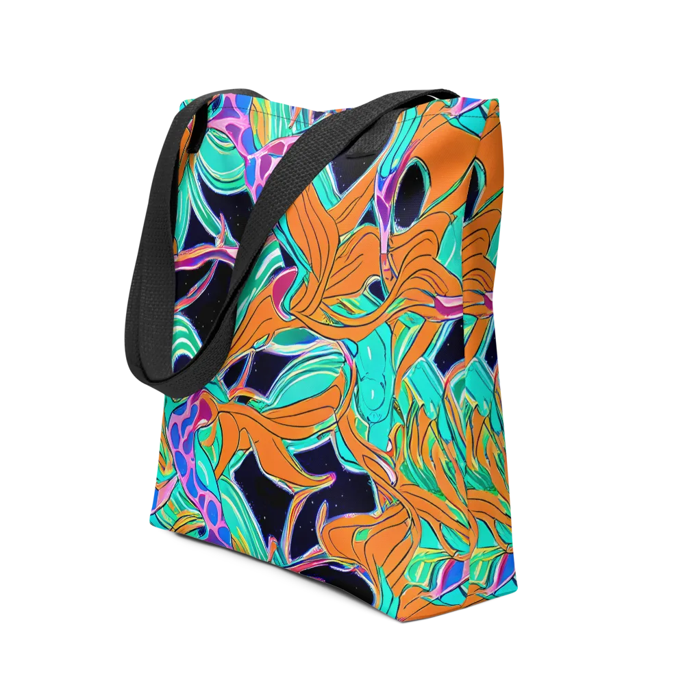 Orbiting Leaves on Tote Bag — Front