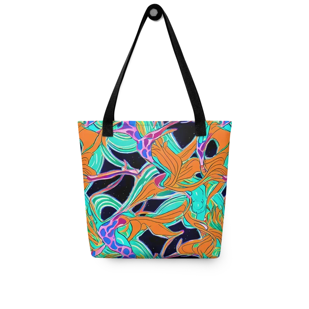 Orbiting Leaves on Tote Bag — Front