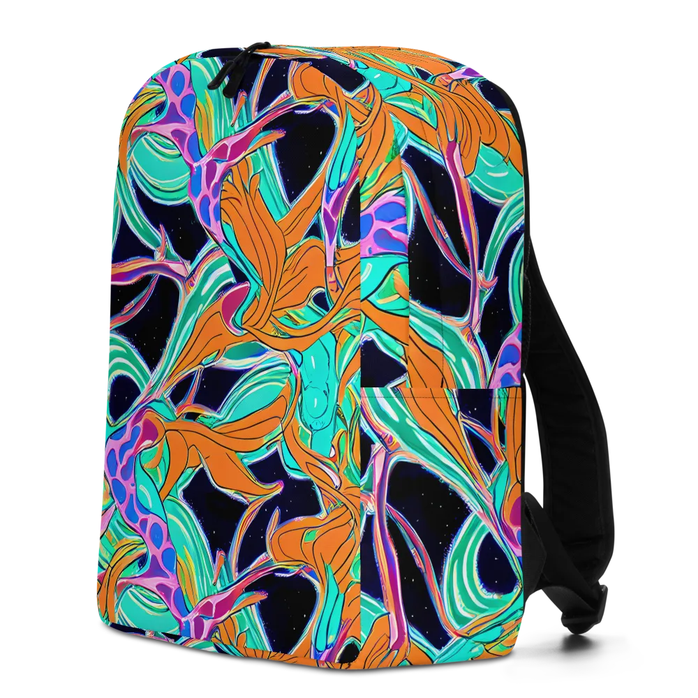 Orbiting Leaves on Minimalist Backpack — Left