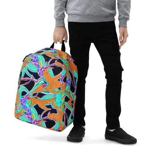 Orbiting Leaves on a Minimalist Backpack