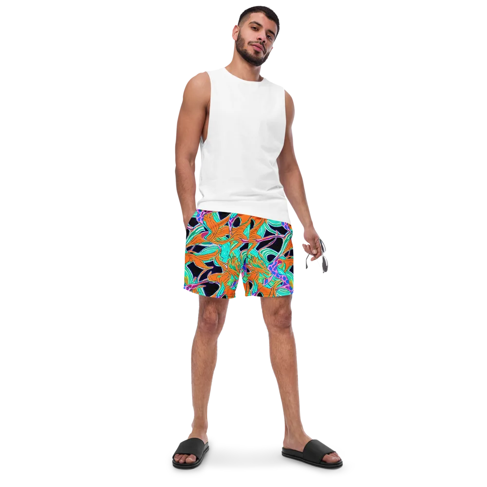 Orbiting Leaves on Swim Trunks — Front