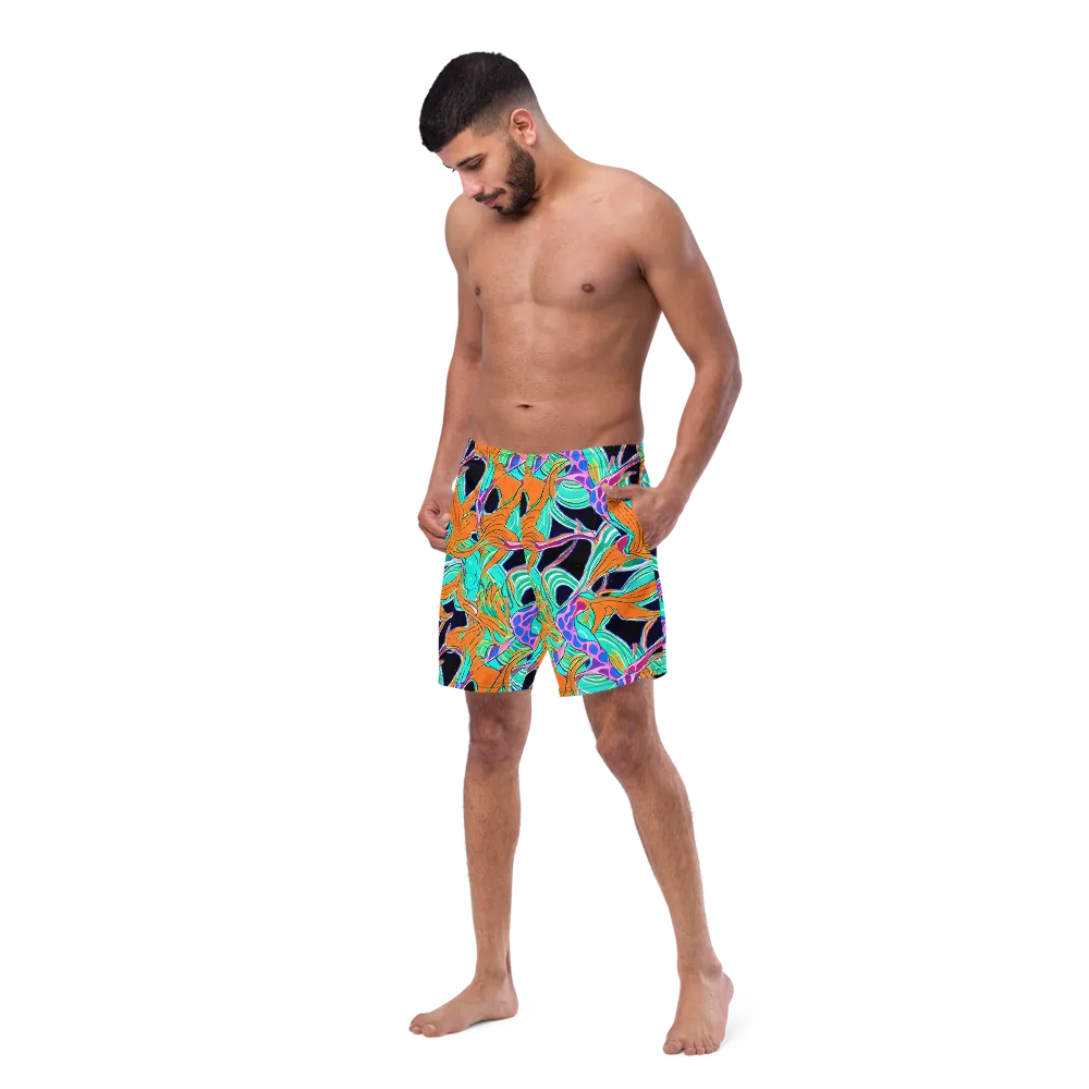 Orbiting Leaves on Swim Trunks — Left Front