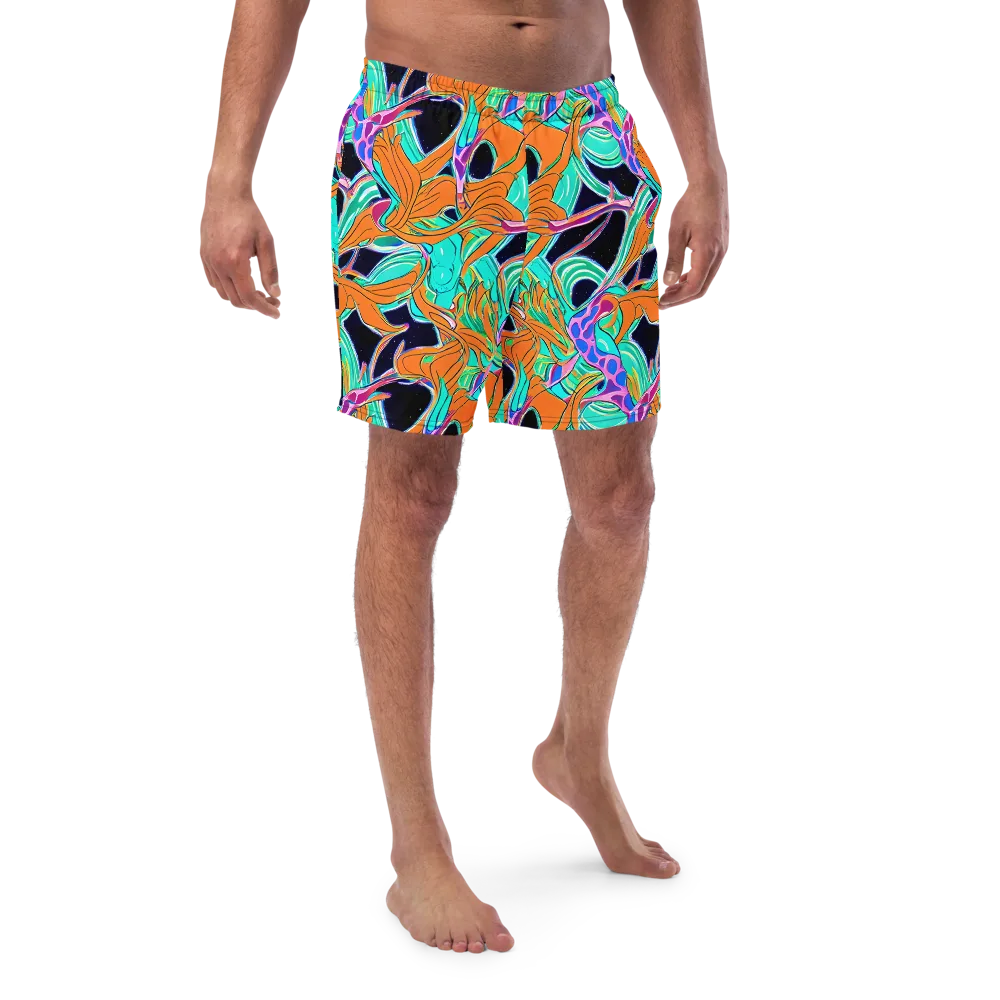 Orbiting Leaves on Swim Trunks — Front