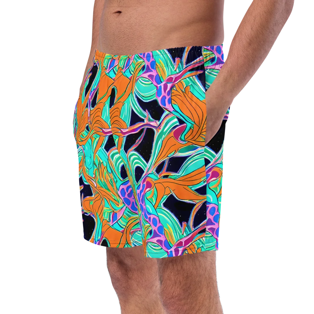 Orbiting Leaves on Swim Trunks — Left Front