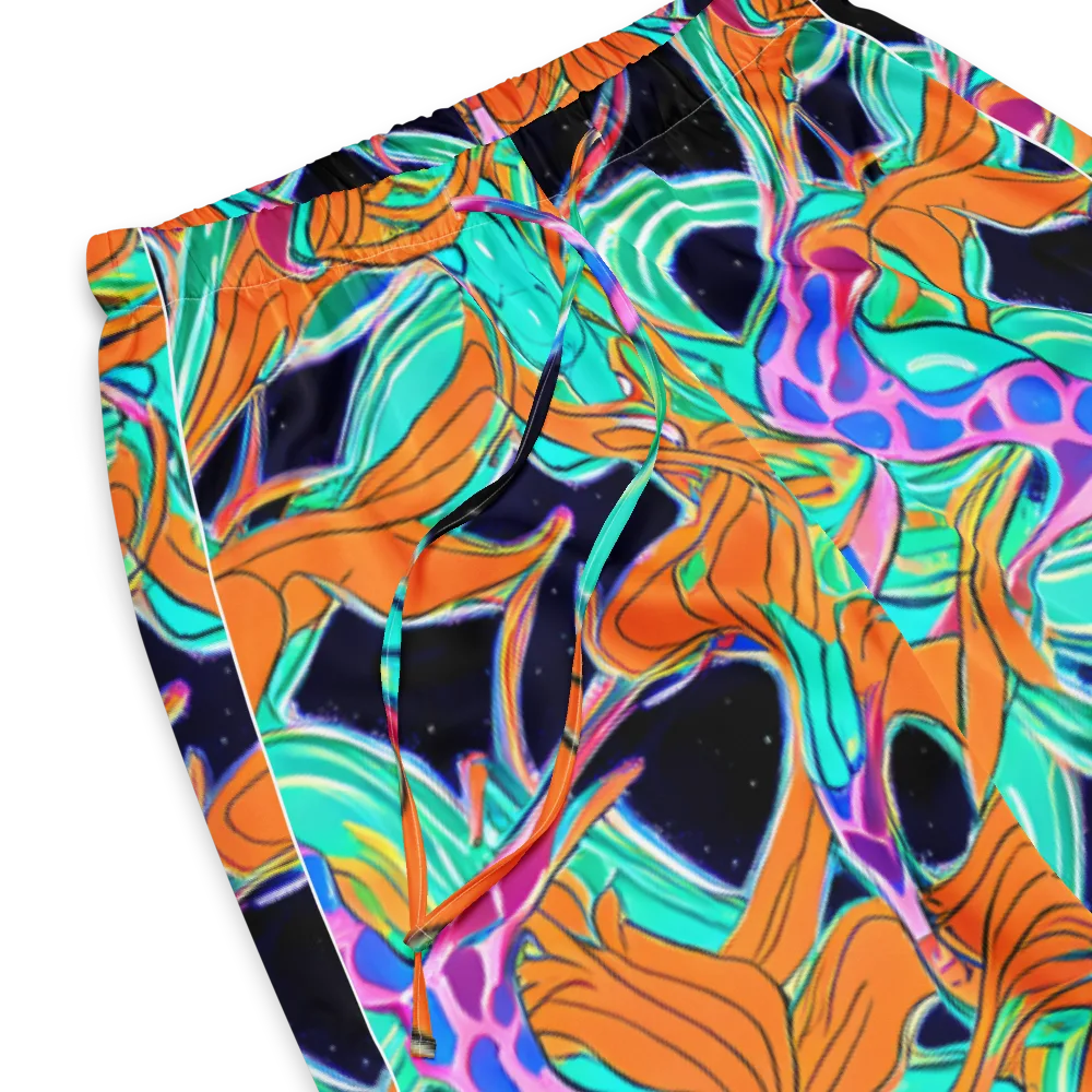 Orbiting Leaves on Women's Pajama Pants — Product details