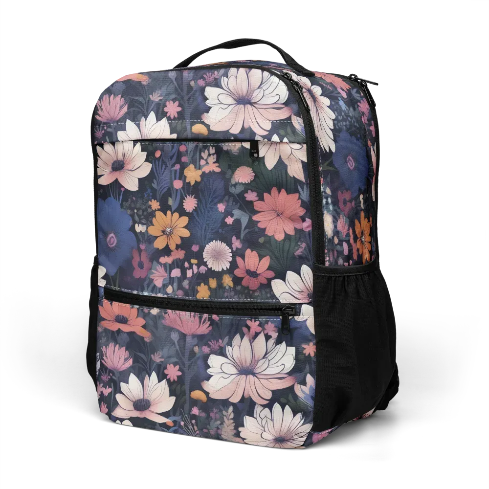 Moonlit Meadow on Utility Backpack — Left Front