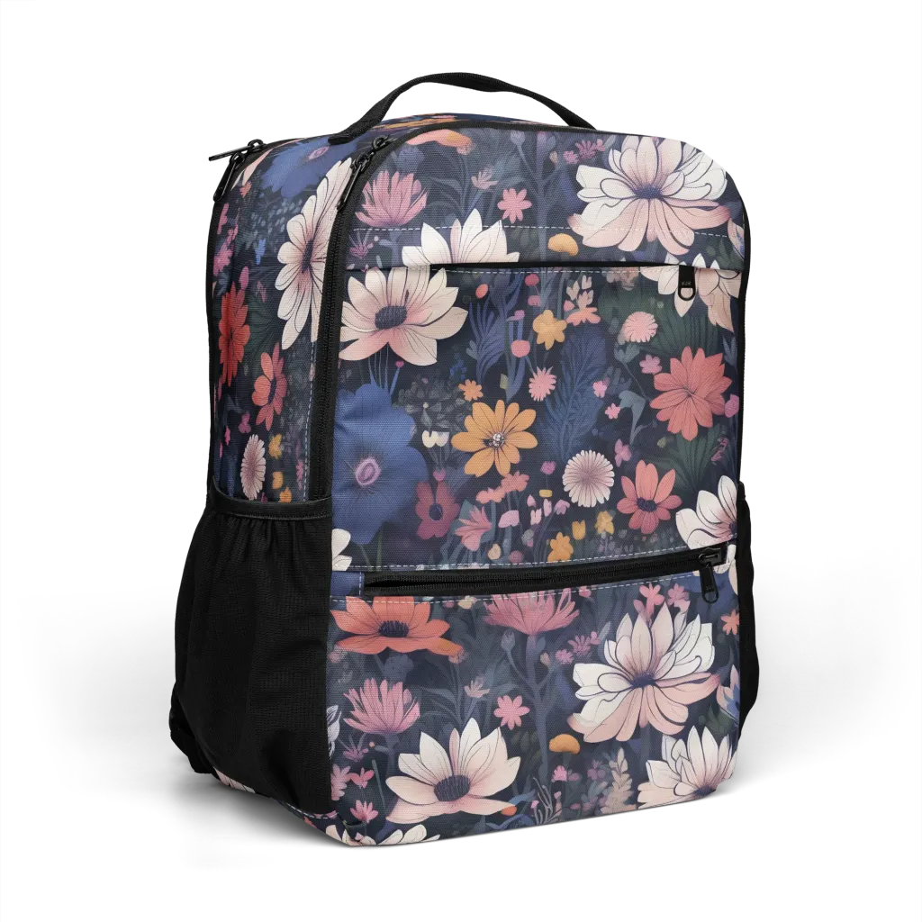 Moonlit Meadow on Utility Backpack — Right Front