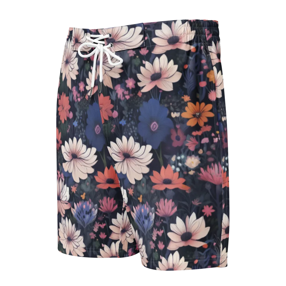 Moonlit Meadow on Men's Board Shorts — Front