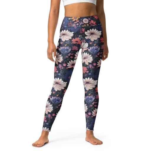 Moonlit Meadow on a Yoga Leggings
