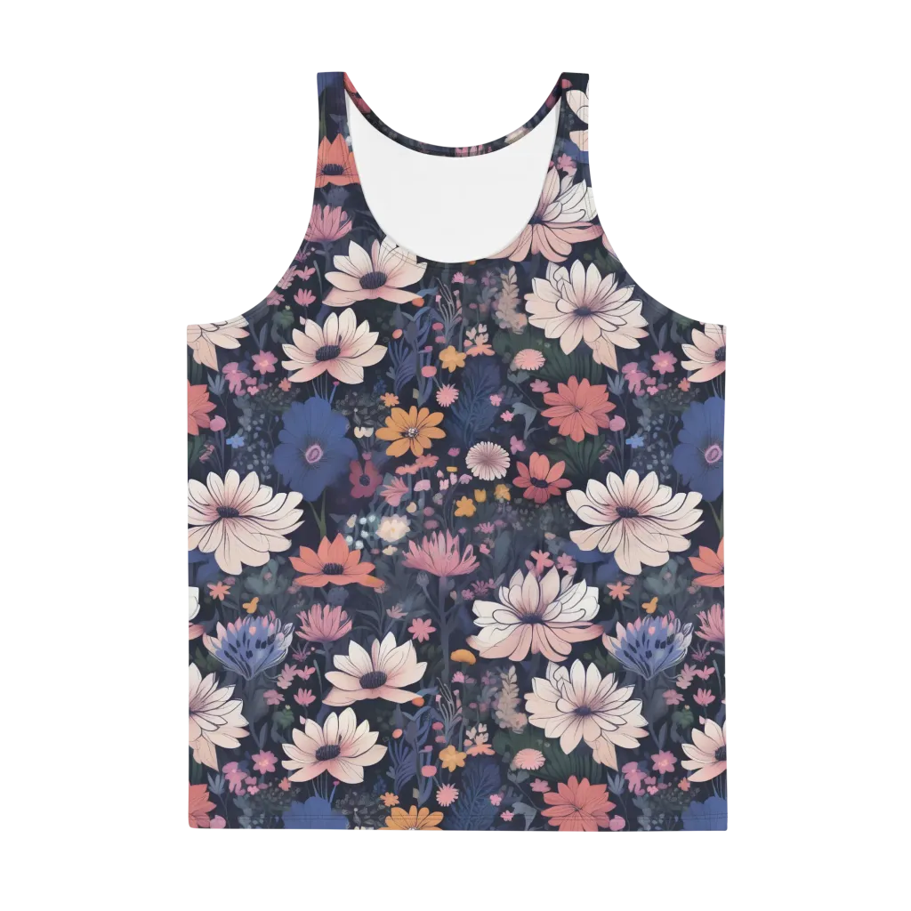 Moonlit Meadow on Men's Tank Top — Front