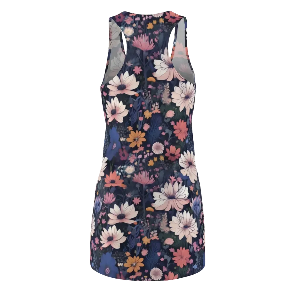 Moonlit Meadow on Racerback Dress — Back