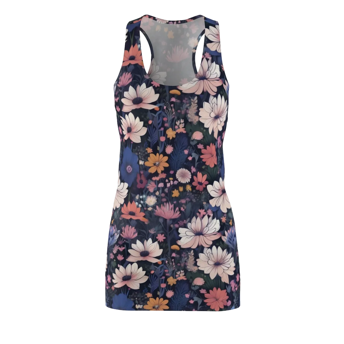Moonlit Meadow on Racerback Dress — Front